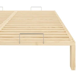 Bett Holz WEYBURN 180 x 200 cm natur