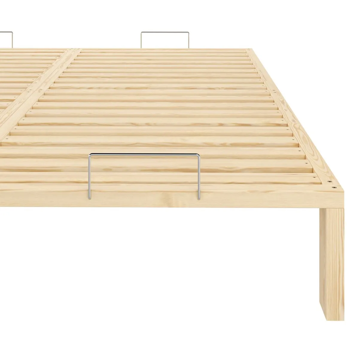 Bett Holz WEYBURN 180 x 200 cm natur