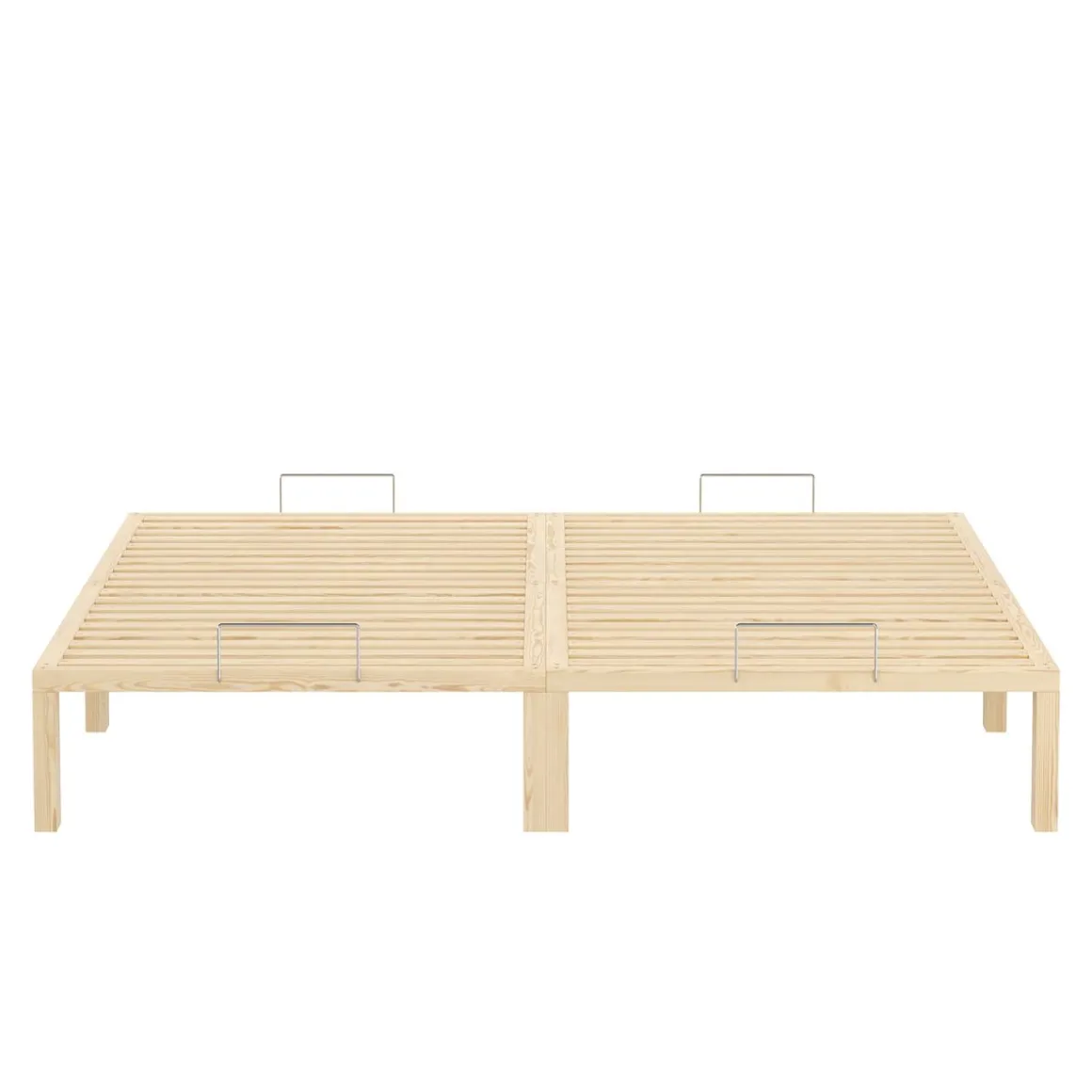 Bett Holz WEYBURN 180 x 200 cm natur