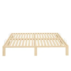 Bett Holz WEYBURN 180 x 200 cm natur
