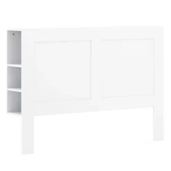 Bettkopfteil mit Stauraum 160 cm weiss