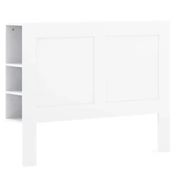Bettkopfteil mit Stauraum 140 cm weiss