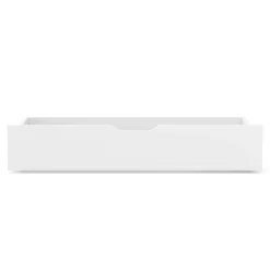 Bettschublade mit Rollen 2er Set 94 x 62 x 20 cm weiss