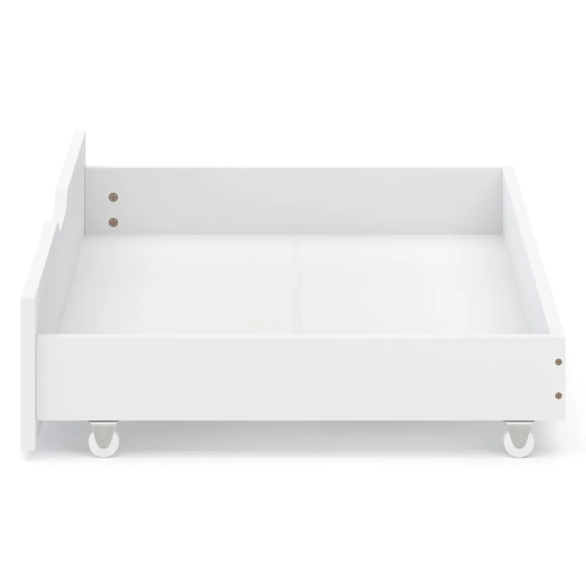 Bettschublade mit Rollen 2er Set 94 x 62 x 20 cm weiss
