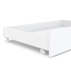 Bettschublade mit Rollen 2er Set 94 x 62 x 20 cm weiss