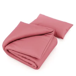 Bettwäsche Set 65 x 100 cm + 160 x 210 cm altrosa