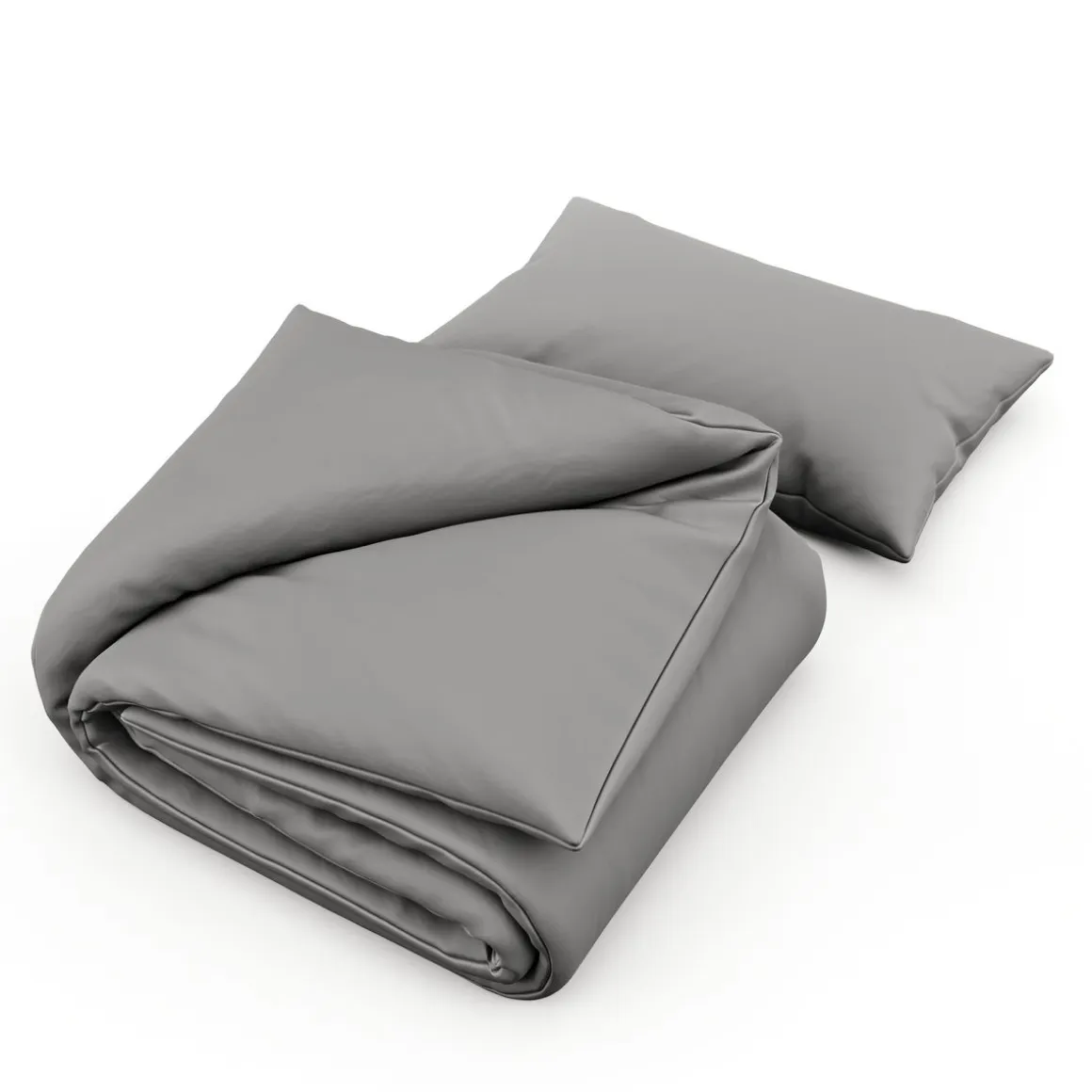 Bettwäsche Set 65 x 100 cm + 160 x 210 cm anthrazit