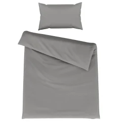 Bettwäsche Set 65 x 100 cm + 160 x 210 cm anthrazit