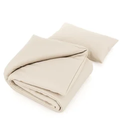 Bettwäsche Set 65 x 100 cm + 160 x 210 cm beige