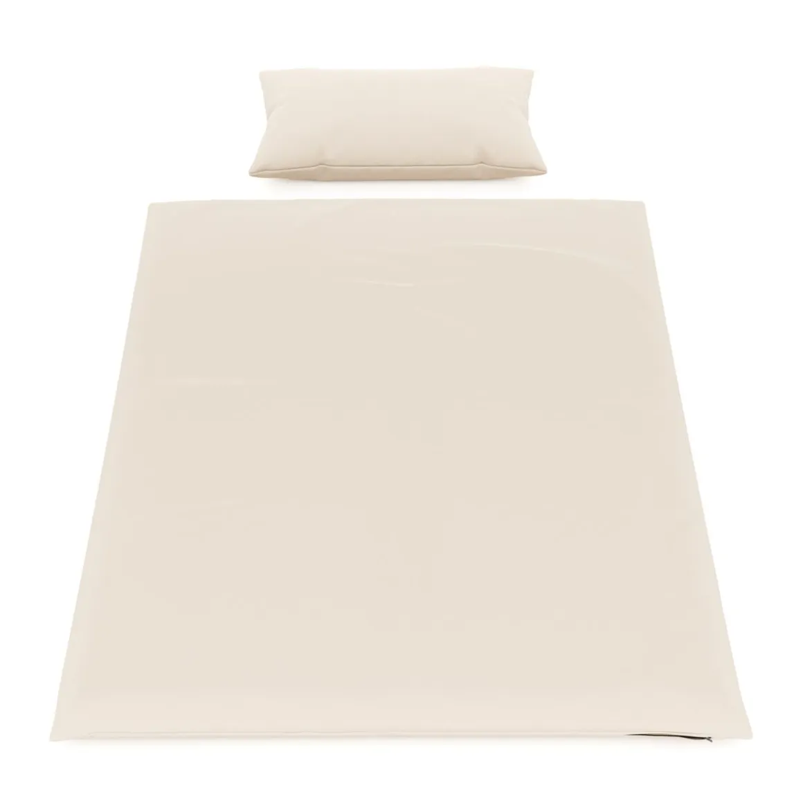 Bettwäsche Set 65 x 100 cm + 160 x 210 cm beige