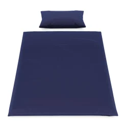 Bettwäsche Set 65 x 100 cm + 160 x 210 cm dunkelblau