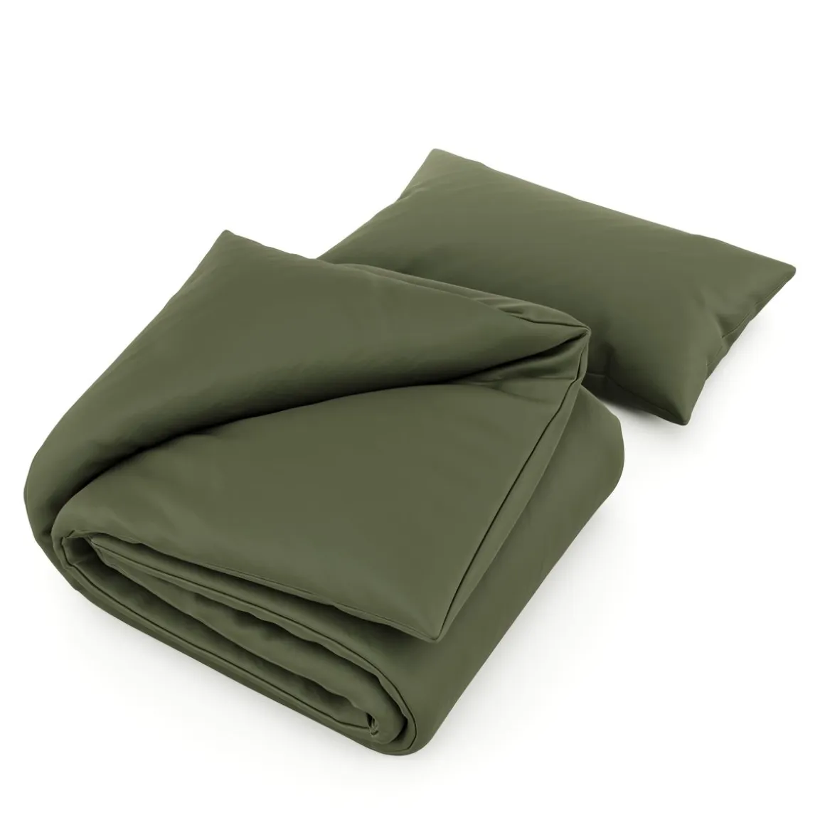 Bettwäsche Set 65 x 100 cm + 160 x 210 cm olive