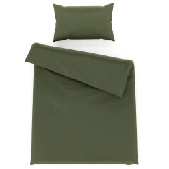 Bettwäsche Set 65 x 100 cm + 160 x 210 cm olive