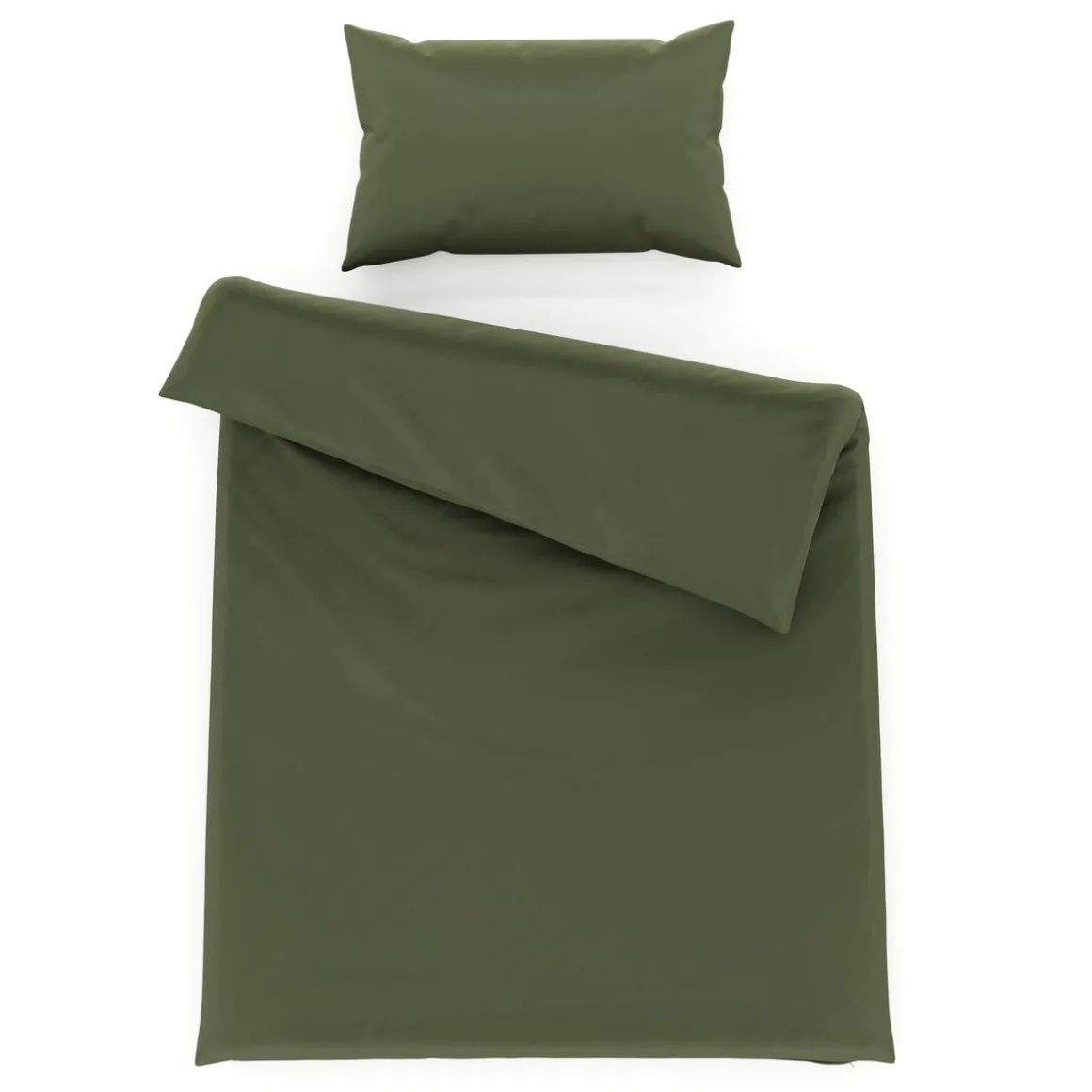 Bettwäsche Set 65 x 100 cm + 160 x 210 cm olive