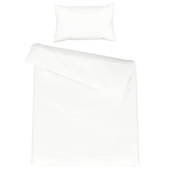 Bettwäsche Set 65 x 100 cm + 160 x 210 cm weiss