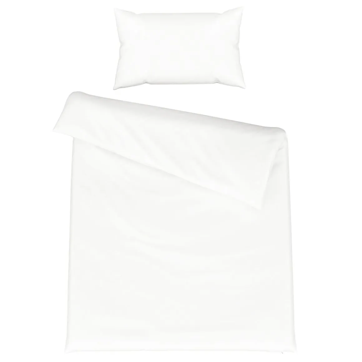 Bettwäsche Set 65 x 100 cm + 160 x 210 cm weiss
