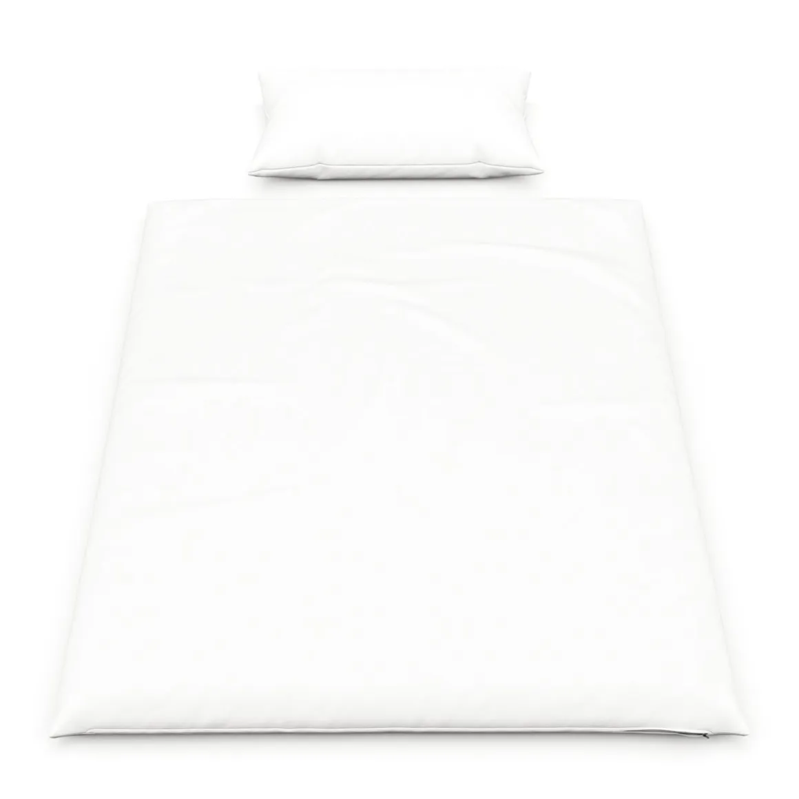Bettwäsche Set 65 x 100 cm + 160 x 210 cm weiss