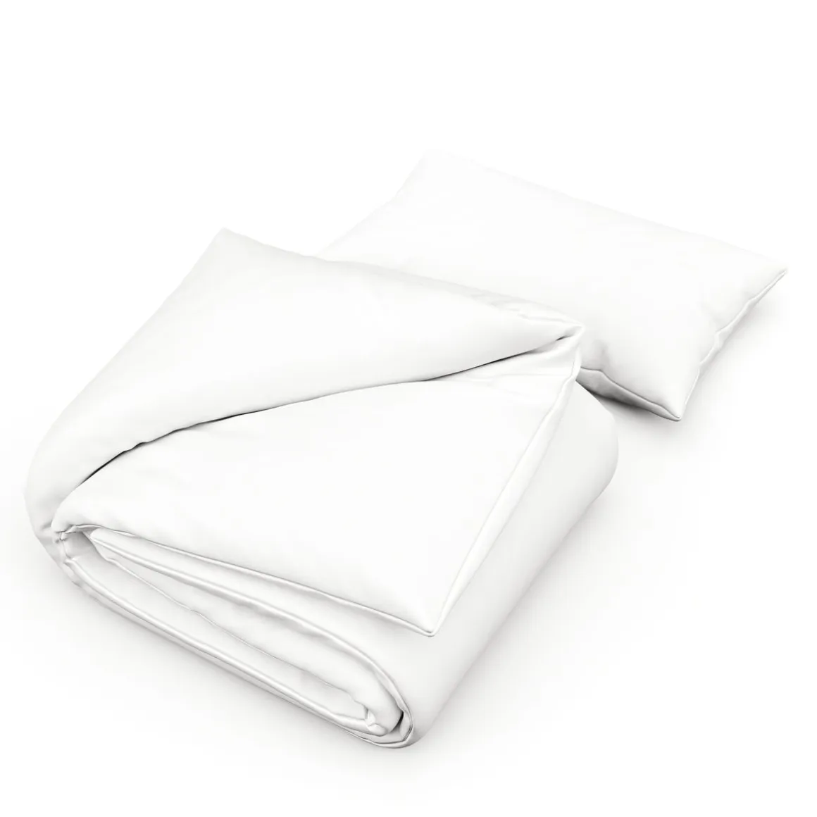 Bettwäsche Set 65 x 100 cm + 160 x 210 cm weiss