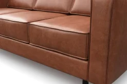 Bigsofa Leder DUKE 3-Sitzer braun