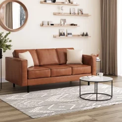 Bigsofa Leder DUKE 3-Sitzer braun