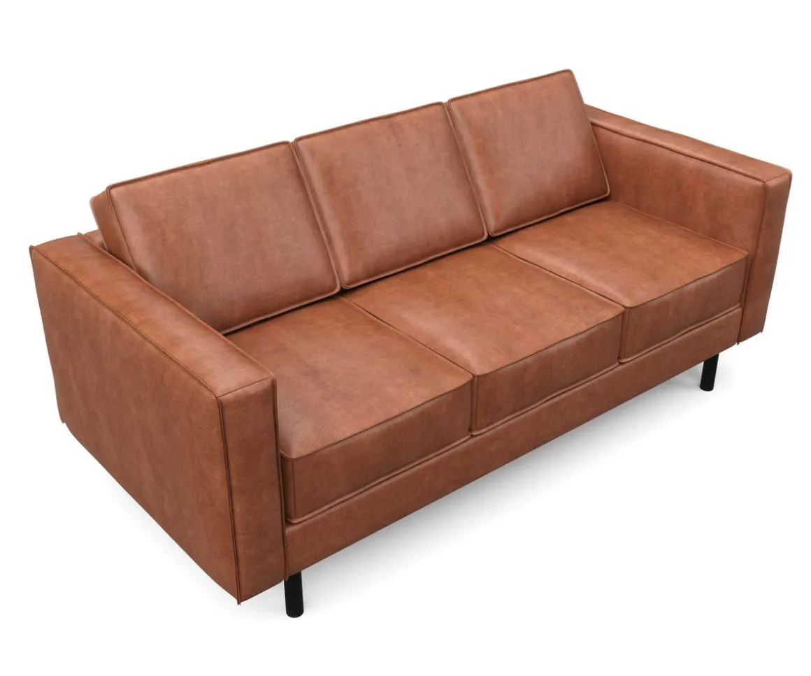 Bigsofa Leder DUKE 3-Sitzer braun
