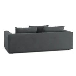 Bigsofa Samt ABBY anthrazit