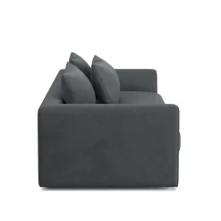 Bigsofa Samt ABBY anthrazit
