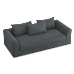 Bigsofa Samt ABBY anthrazit