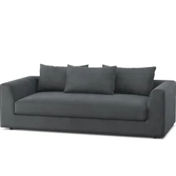 Bigsofa Samt ABBY anthrazit