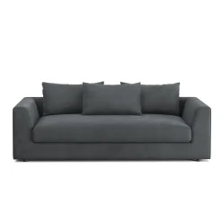 Bigsofa Samt ABBY anthrazit