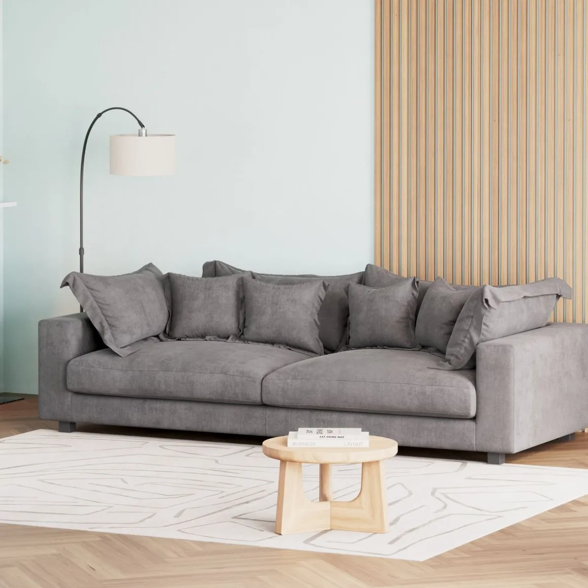 Bigsofa SHAILY grau