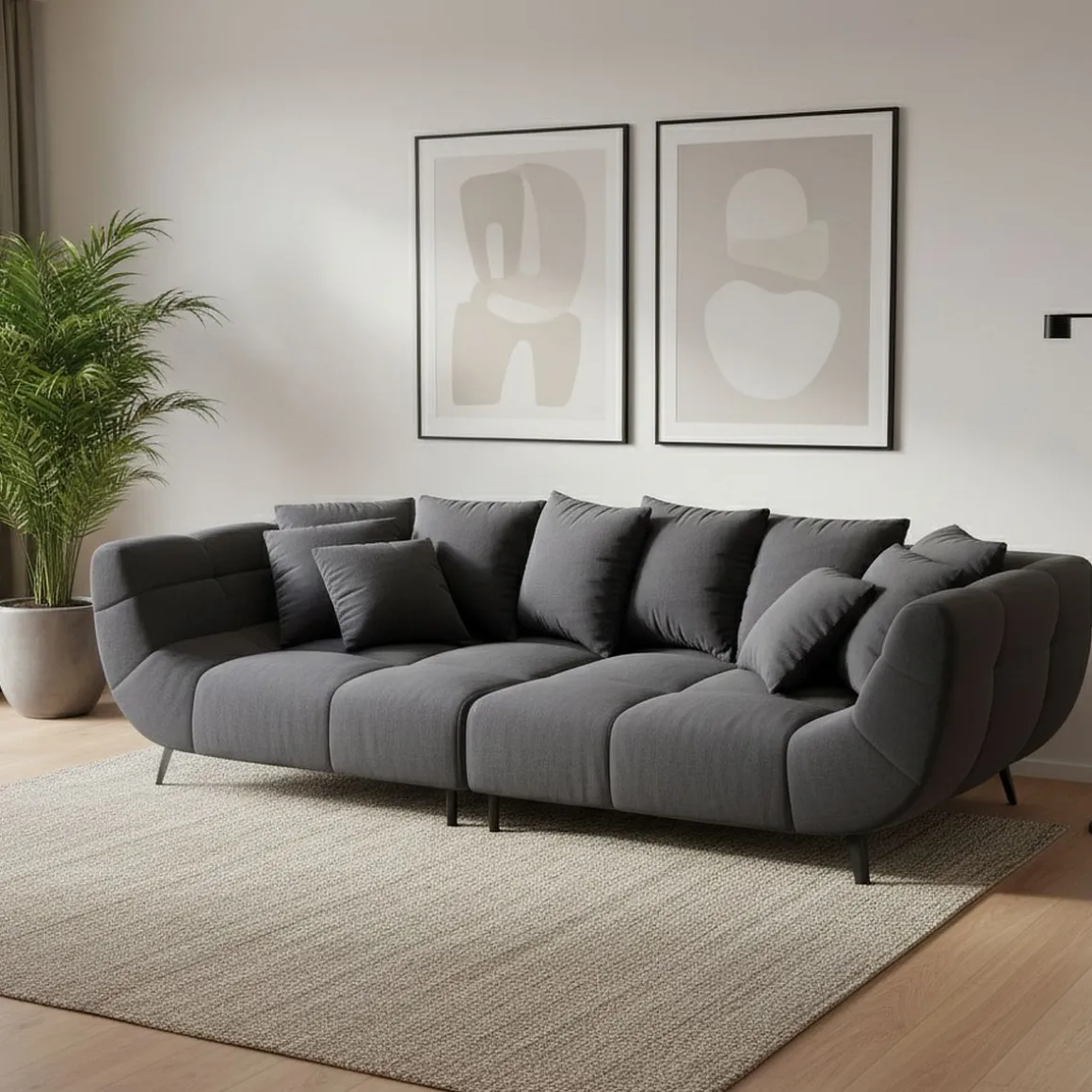 Bigsofa ZOEY anthrazit