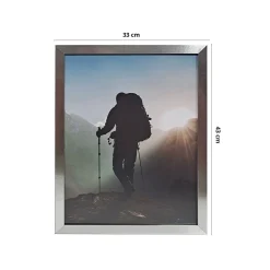Bilderrahmen 30 x 40 cm 3er Set silber