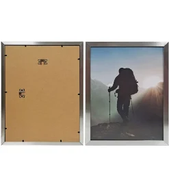 Bilderrahmen 30 x 40 cm 3er Set silber
