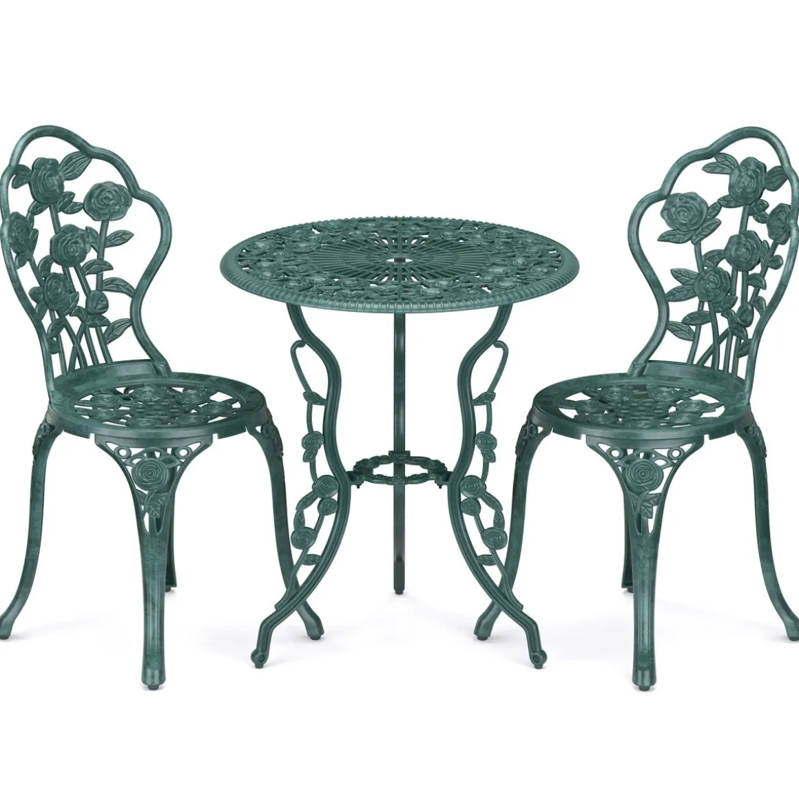 Bistroset CLEMATIS 3-teilig grün