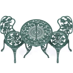 Bistroset CLEMATIS 3-teilig grün