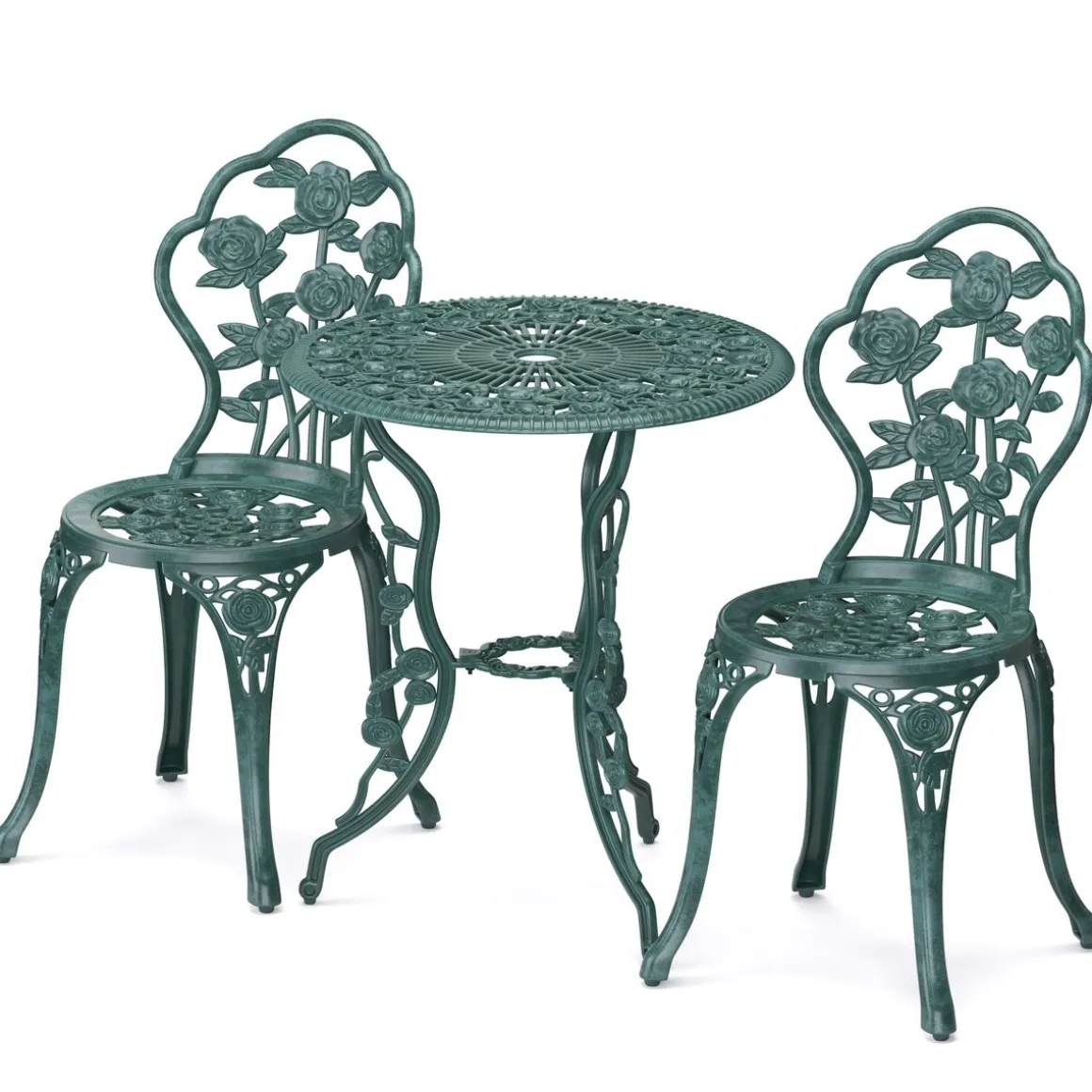 Bistroset CLEMATIS 3-teilig grün