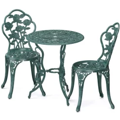Bistroset CLEMATIS 3-teilig grün
