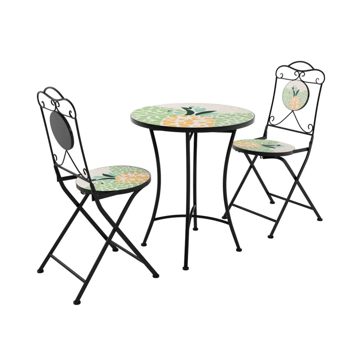 Bistroset MOSAIK 3-teilig Ananas