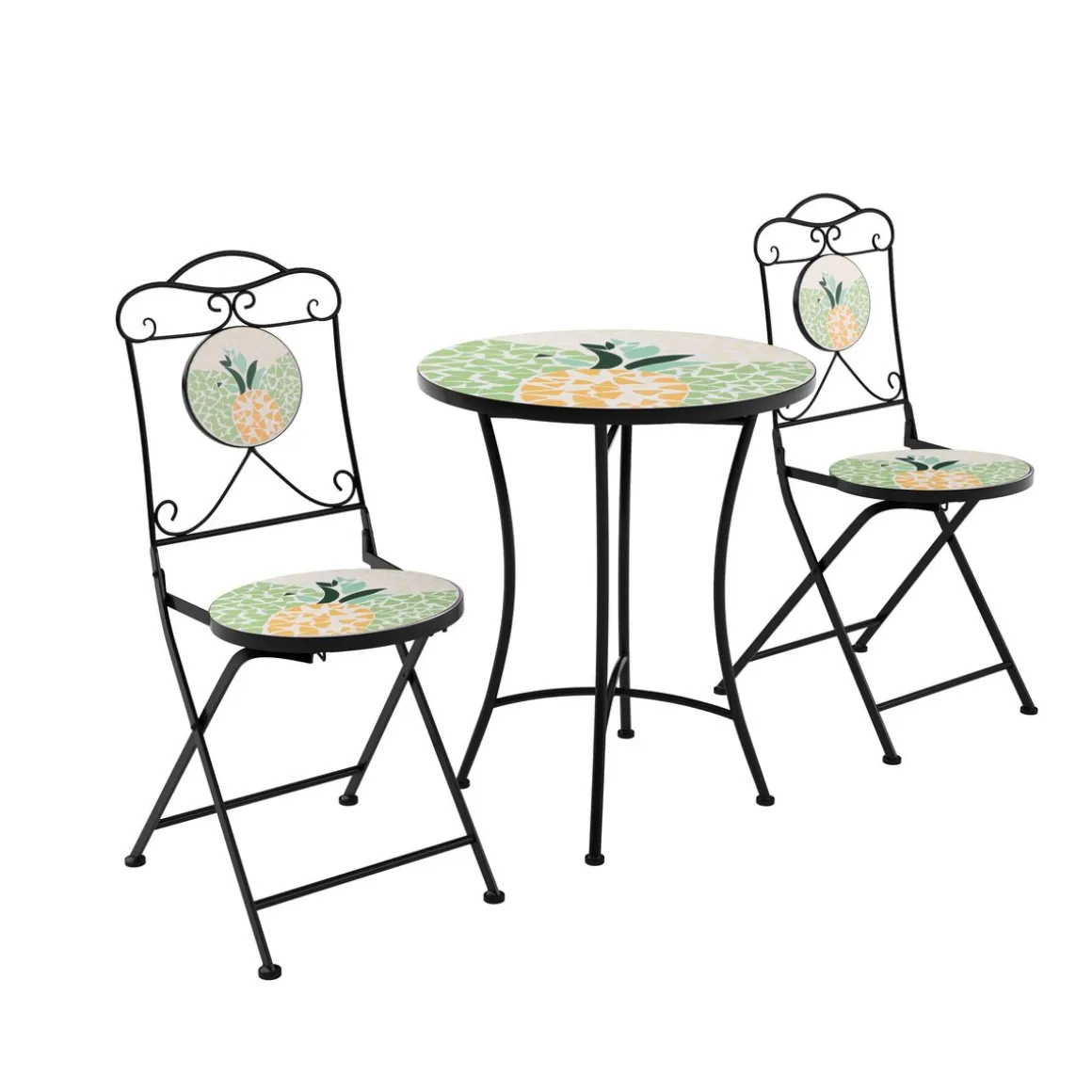 Bistroset MOSAIK 3-teilig Ananas