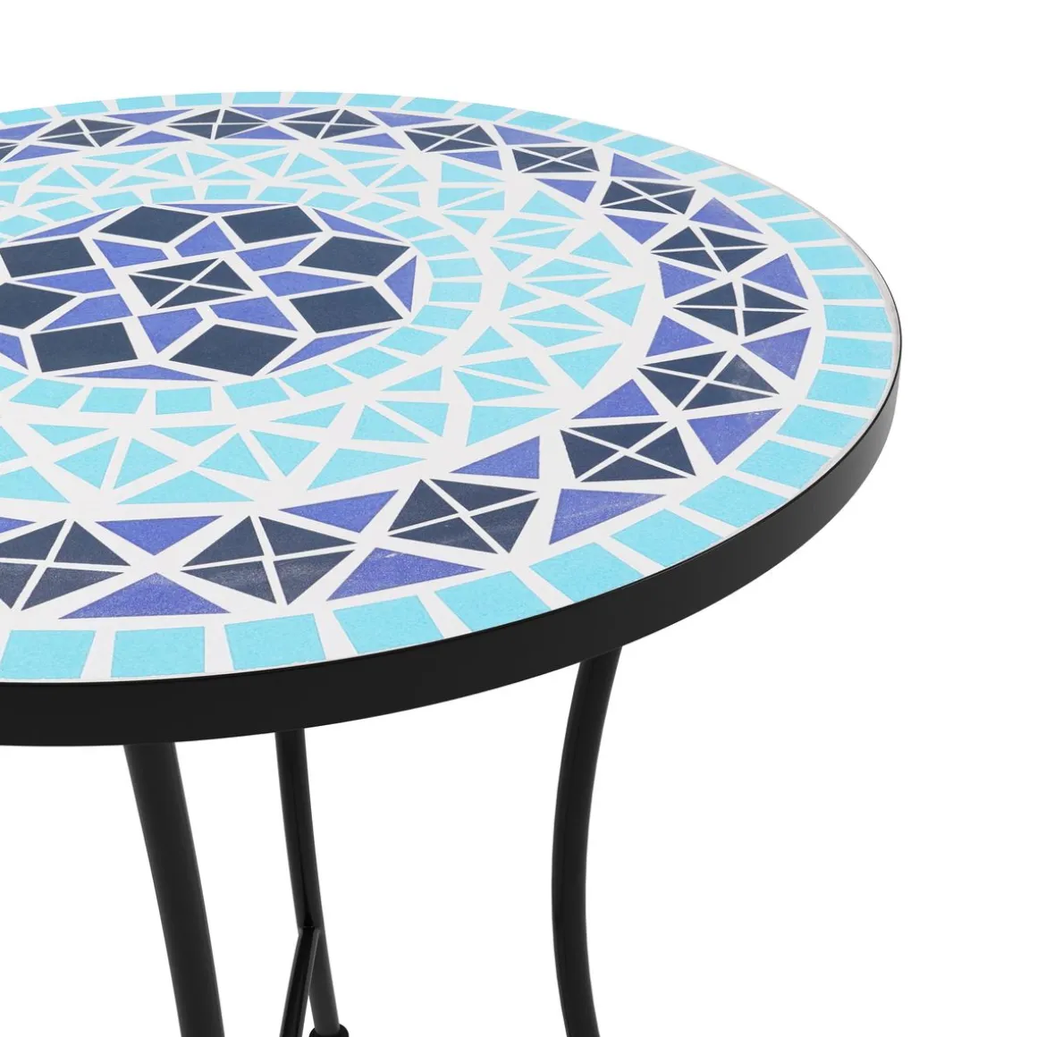 Bistroset MOSAIK 3-teilig blau