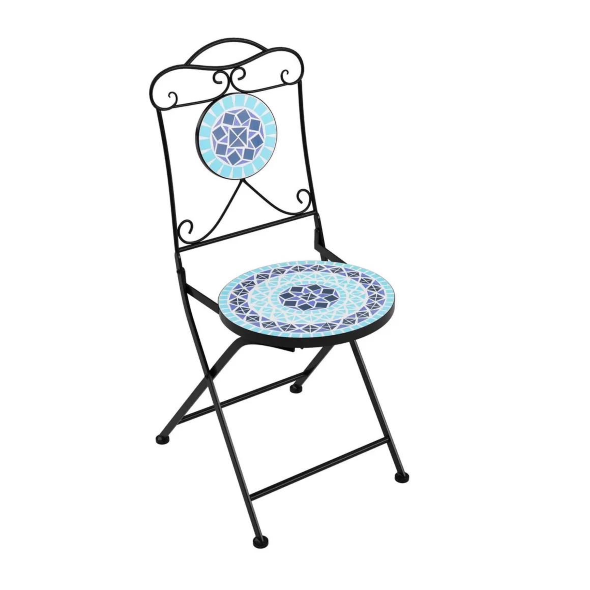 Bistroset MOSAIK 3-teilig blau