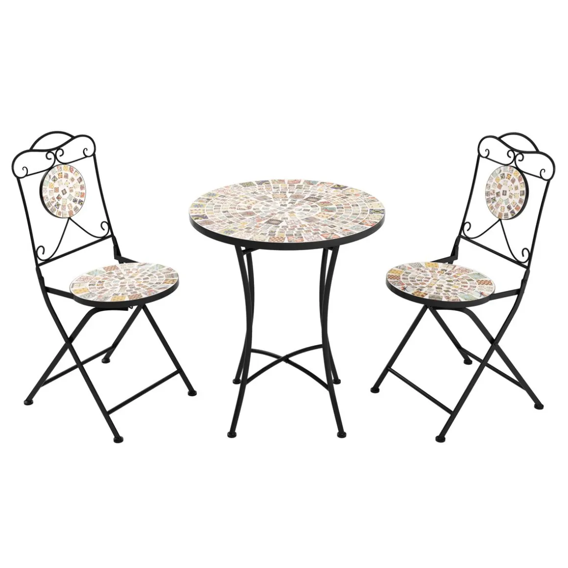 Bistroset MOSAIK 3-teilig bunt
