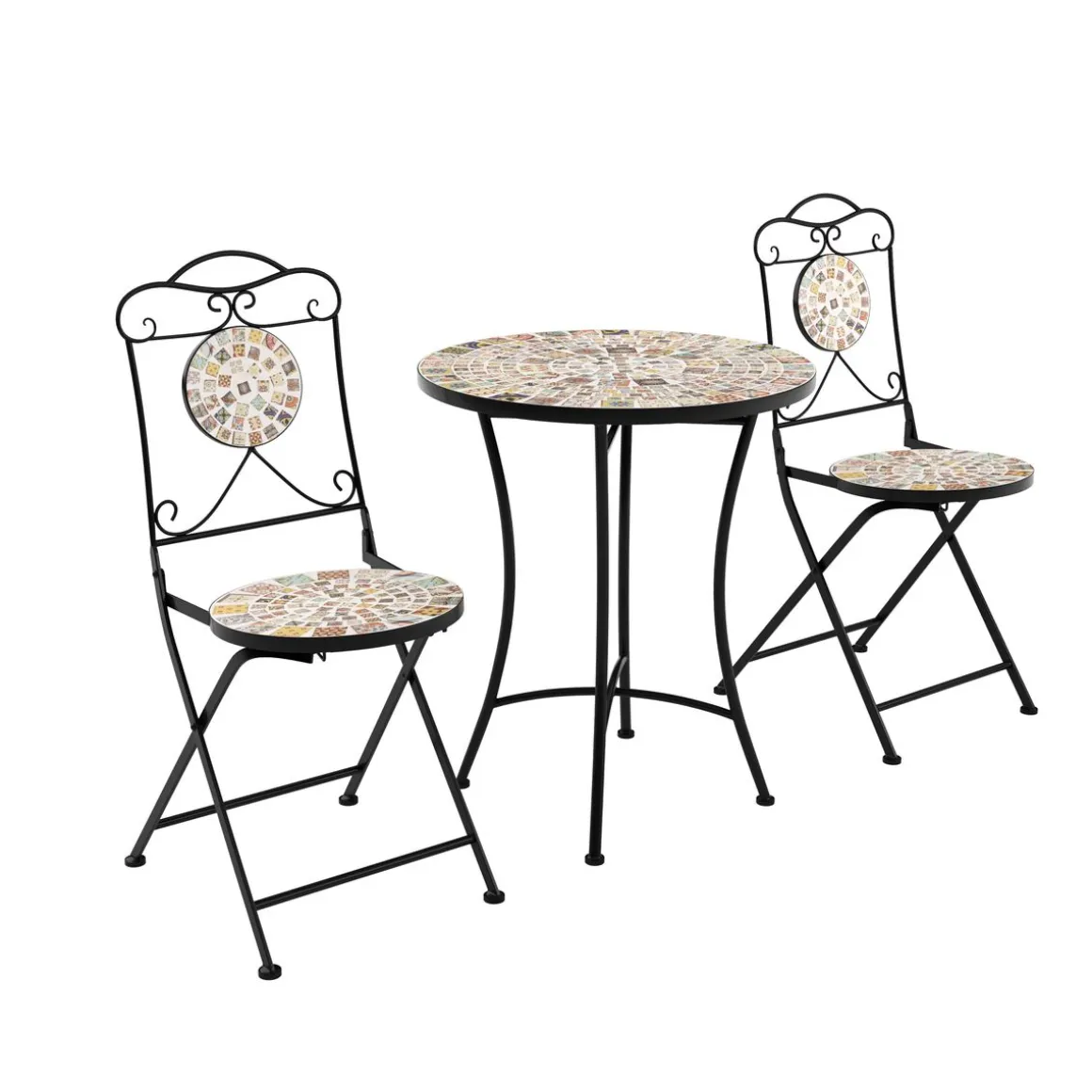 Bistroset MOSAIK 3-teilig bunt