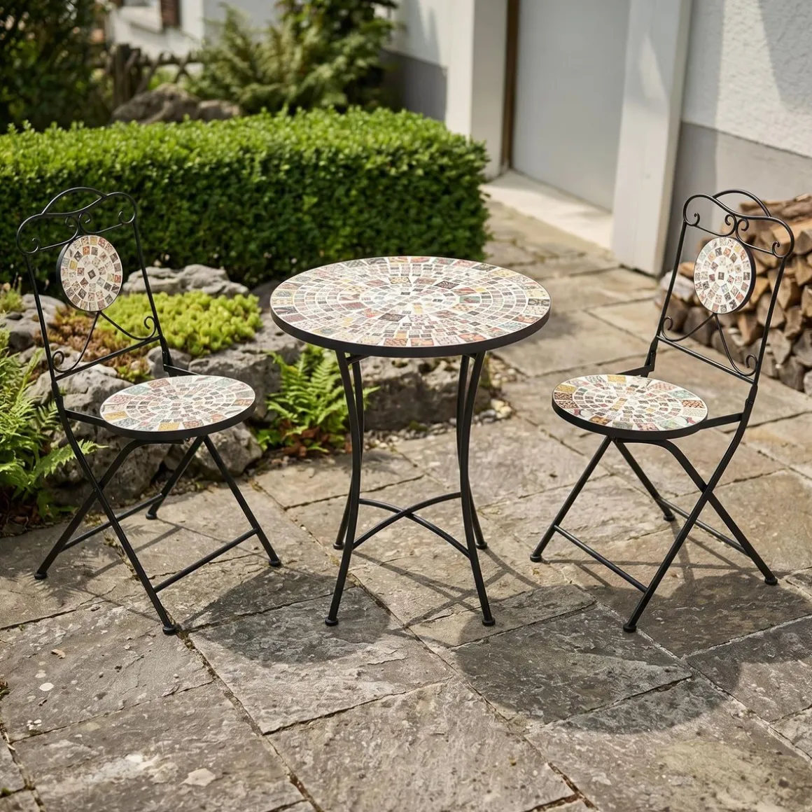 Bistroset MOSAIK 3-teilig bunt