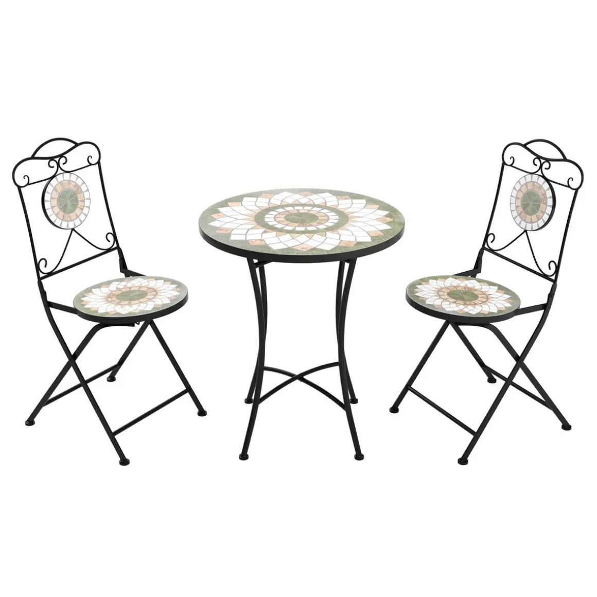 Bistroset MOSAIK 3-teilig olive