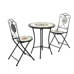 Bistroset MOSAIK 3-teilig olive