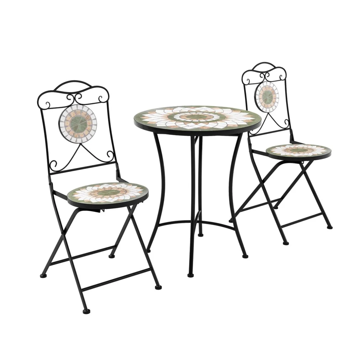 Bistroset MOSAIK 3-teilig olive