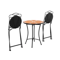 Bistroset MOSAIK 3-teilig Orange