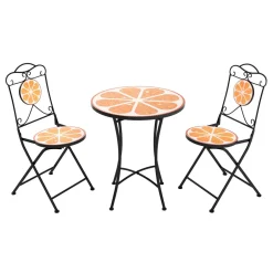 Bistroset MOSAIK 3-teilig Orange